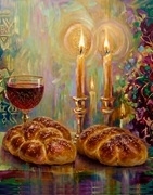 Shabbat & Jewish Holiday Paintings | Judaica Art | Judaica-Art.com