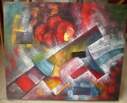 abstract 6 modern oil painting