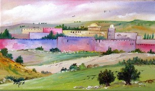 Jerusalem II modern oil painting