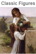 Classical figures oil paintings