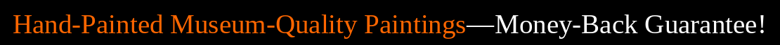 Hand-painted Jewish art and oil painting reproductions - museum quality with money-back guarantee